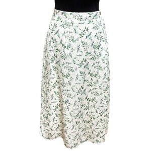 Mod Lusive Chiffon A-Line Skirt NWT Size M Cottagecore Forest Fairy Midi Skirt